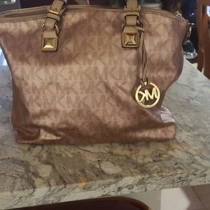 Rose gold Michael Kors tote!